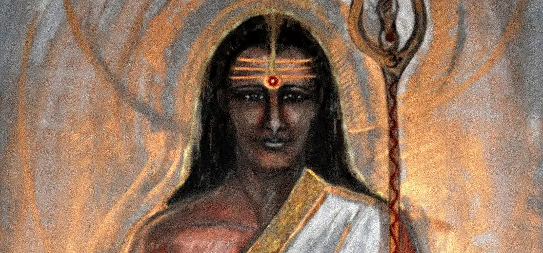 Representación de Babaji tal como la usa la escuela